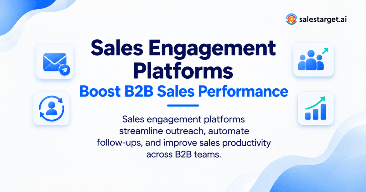 How Can a Sales Engagement Platform Improve B2B Sales Productivity?