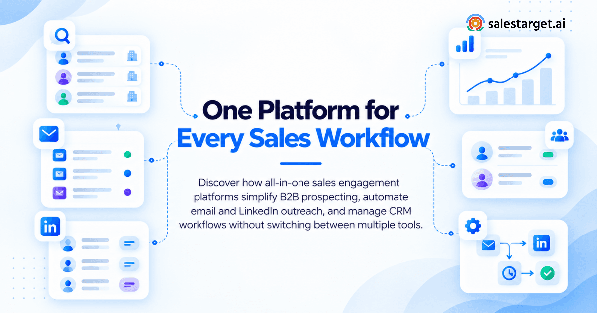 Which Sales Engagement Platforms Can Replace Multiple Sales Tools and Streamline B2B Prospecting, Outreach, and CRM Management?