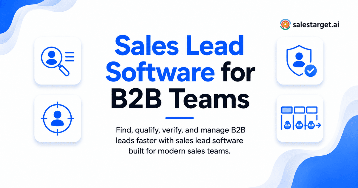 What Is Sales Lead Software and How Can It Help B2B Teams Generate More Qualified Leads?
