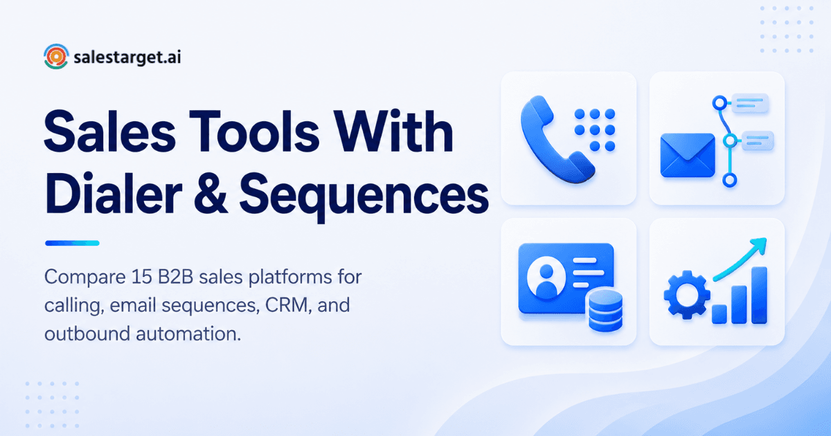 Sales Tools With Dialer and Sales Sequences