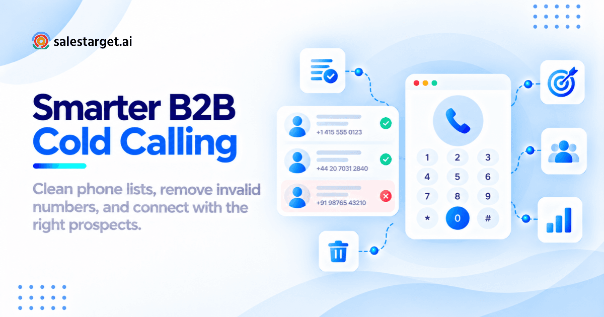 Smarter B2B cold Calling Phone Number List