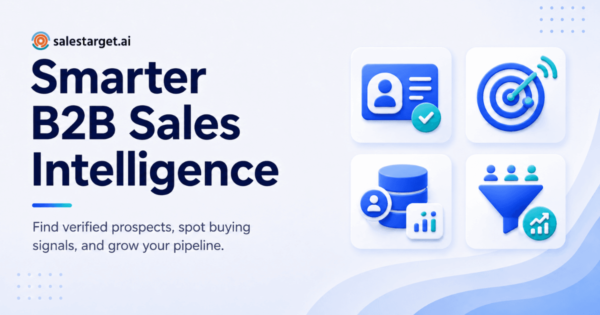 B2B Sales Intelligence