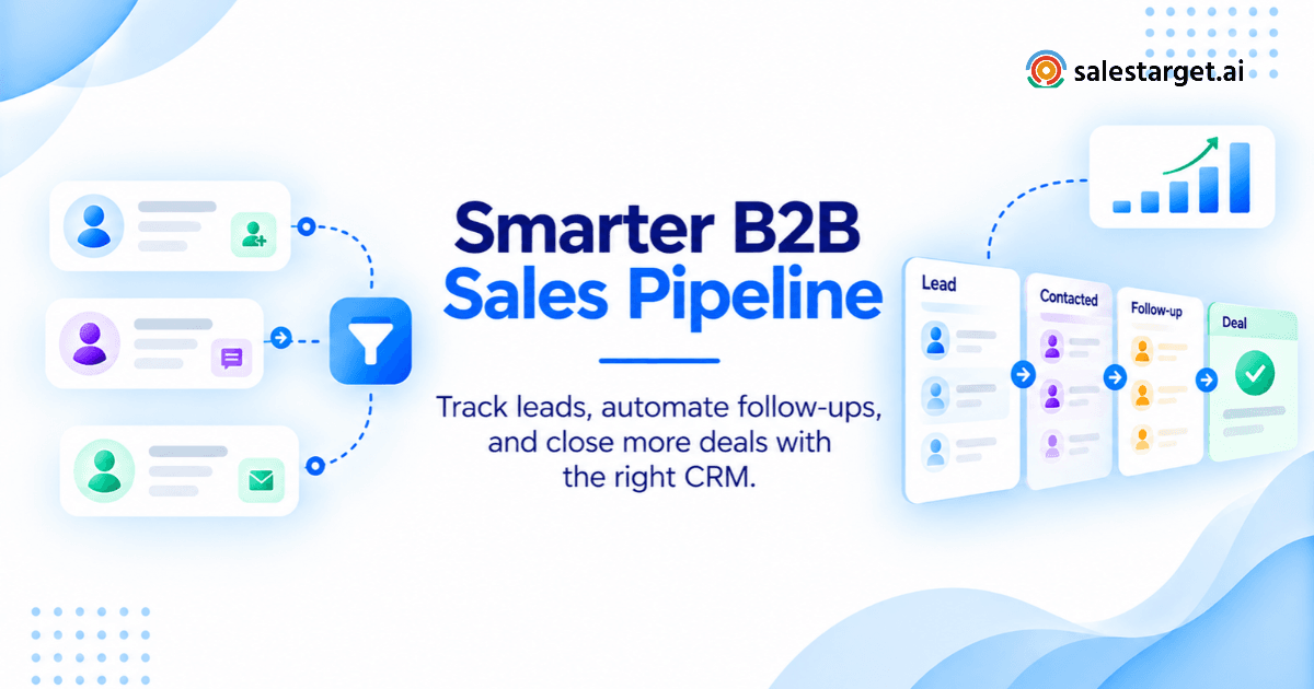 What Is the Best CRM for Small B2B Sales Pipeline Management to Track Leads and Close More Deals?