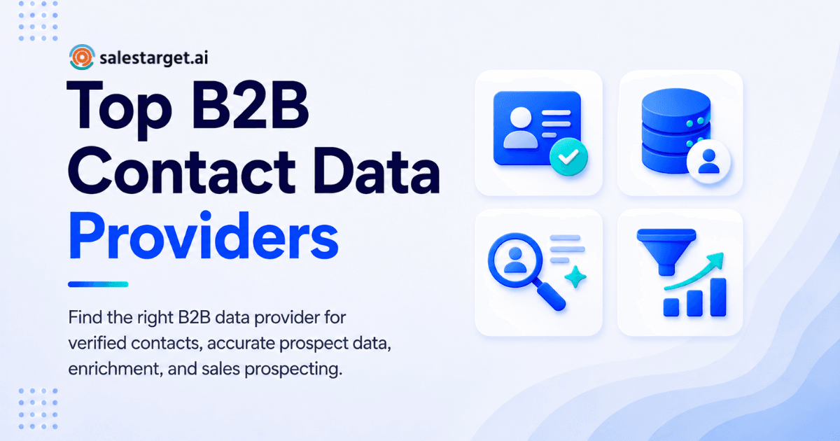 Top B2B Contact Data Providers