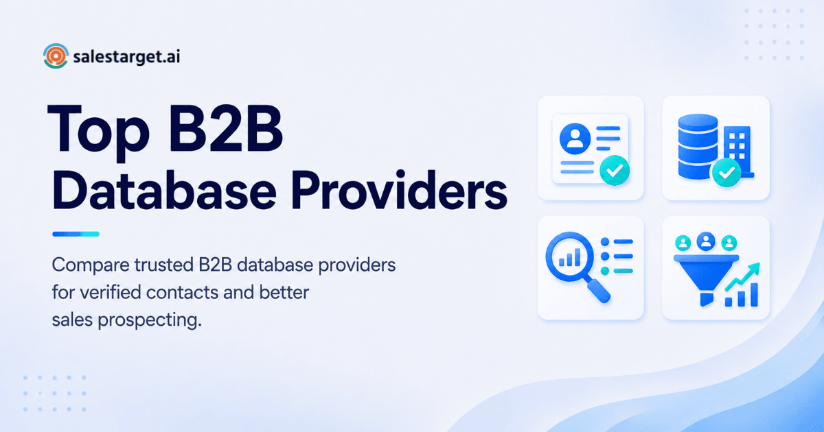 Top B2B Database providers