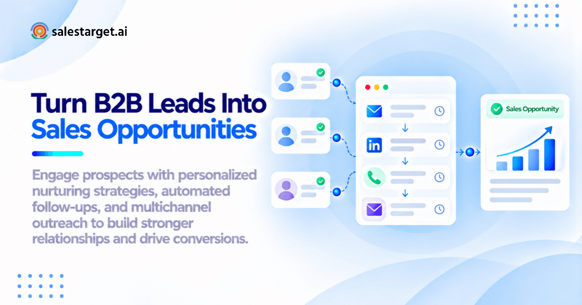 Turn B2B Leads into Sales Opportunities