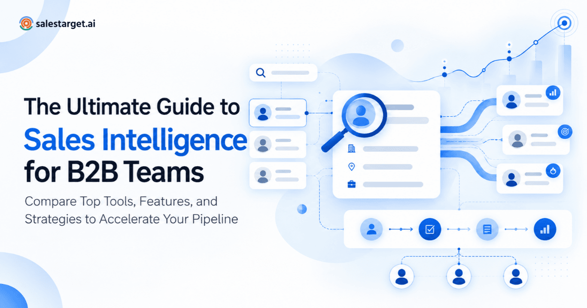 Best Sales Intelligence Tools for B2B Sales Teams: A Complete Guide