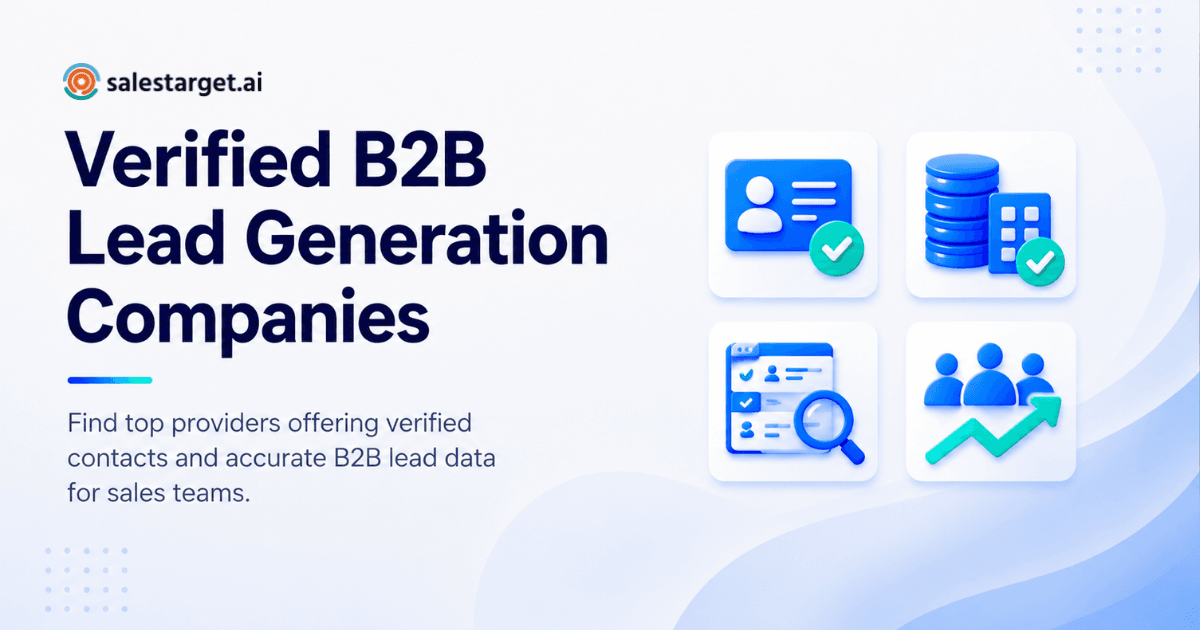 verified B2B lead generation companies