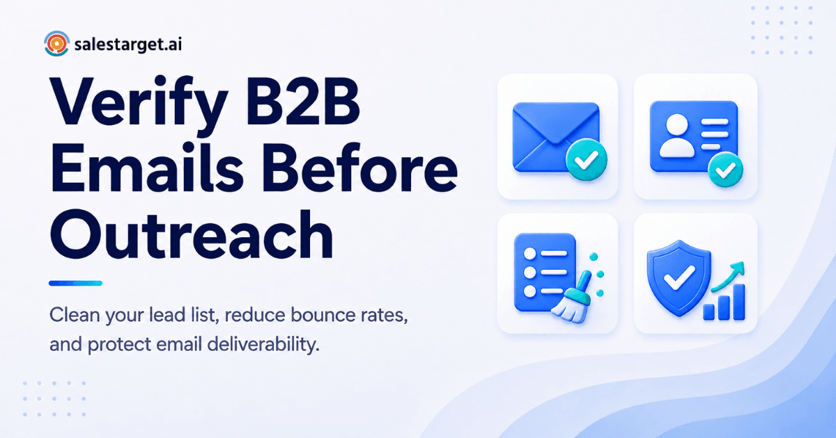 verify b2b emails before outreach